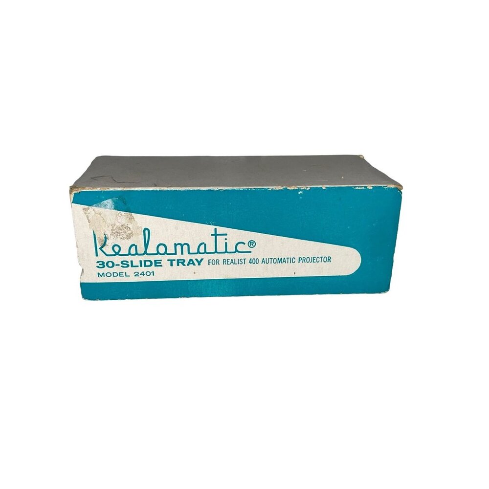 Vintage Realamatic 30-Slide Tray Used 2401 Black